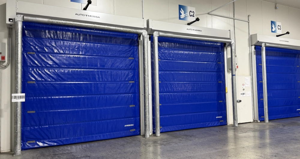 refrigeration high speed roller curtain cold stop